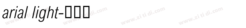 arial light字体转换 arial light字体转换